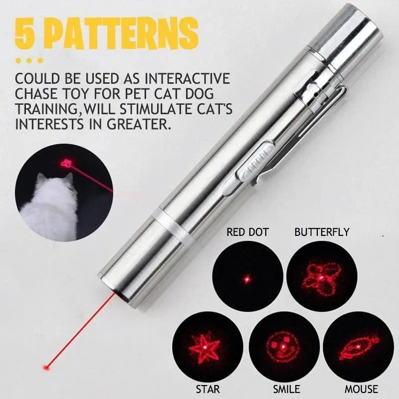 Portable USB Charging Laser Funny Cat Stick LED Laser Pet Cat Toy🔥🔥